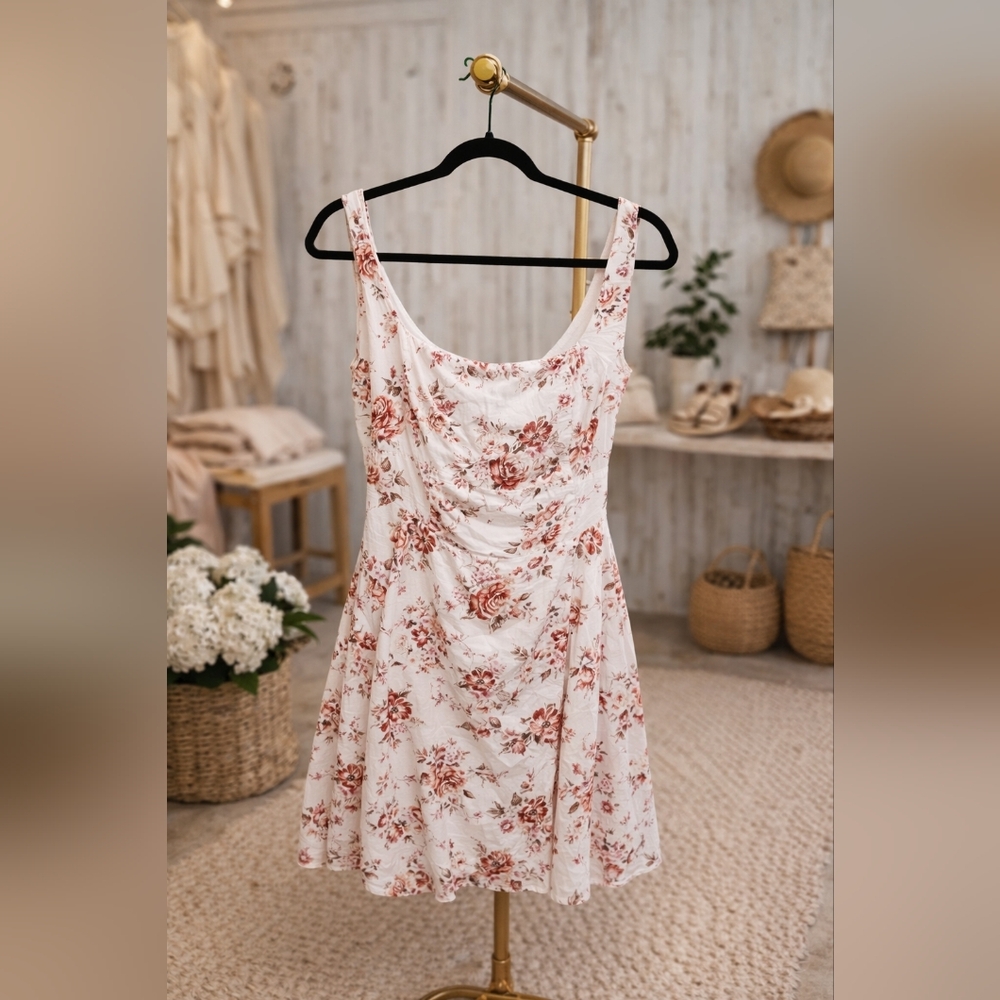 NWT Altar'd State Kellin Mauve Floral Midi Dress